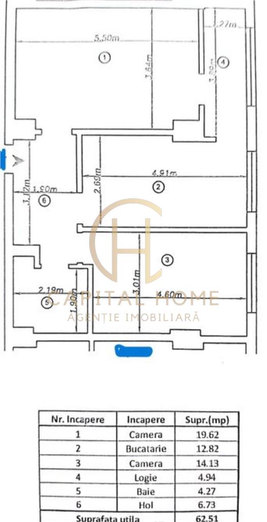 Apartament 2 camere decomandat Rond Pacurari